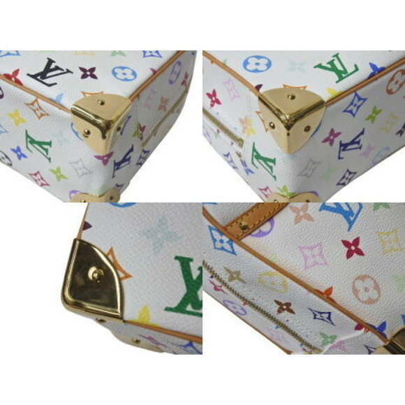 Louis Vuitton Multicolor white Trouville handbag Monogram - Picture 8 of 9